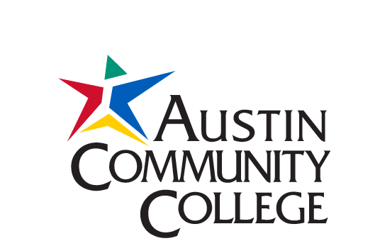 Austin Community College logo, full color without tagline variant, cell 5