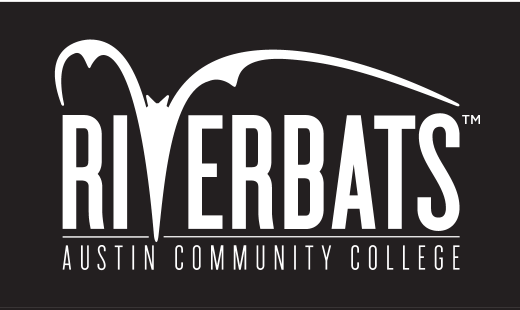 Riverbats logo, white variant, cell 23
