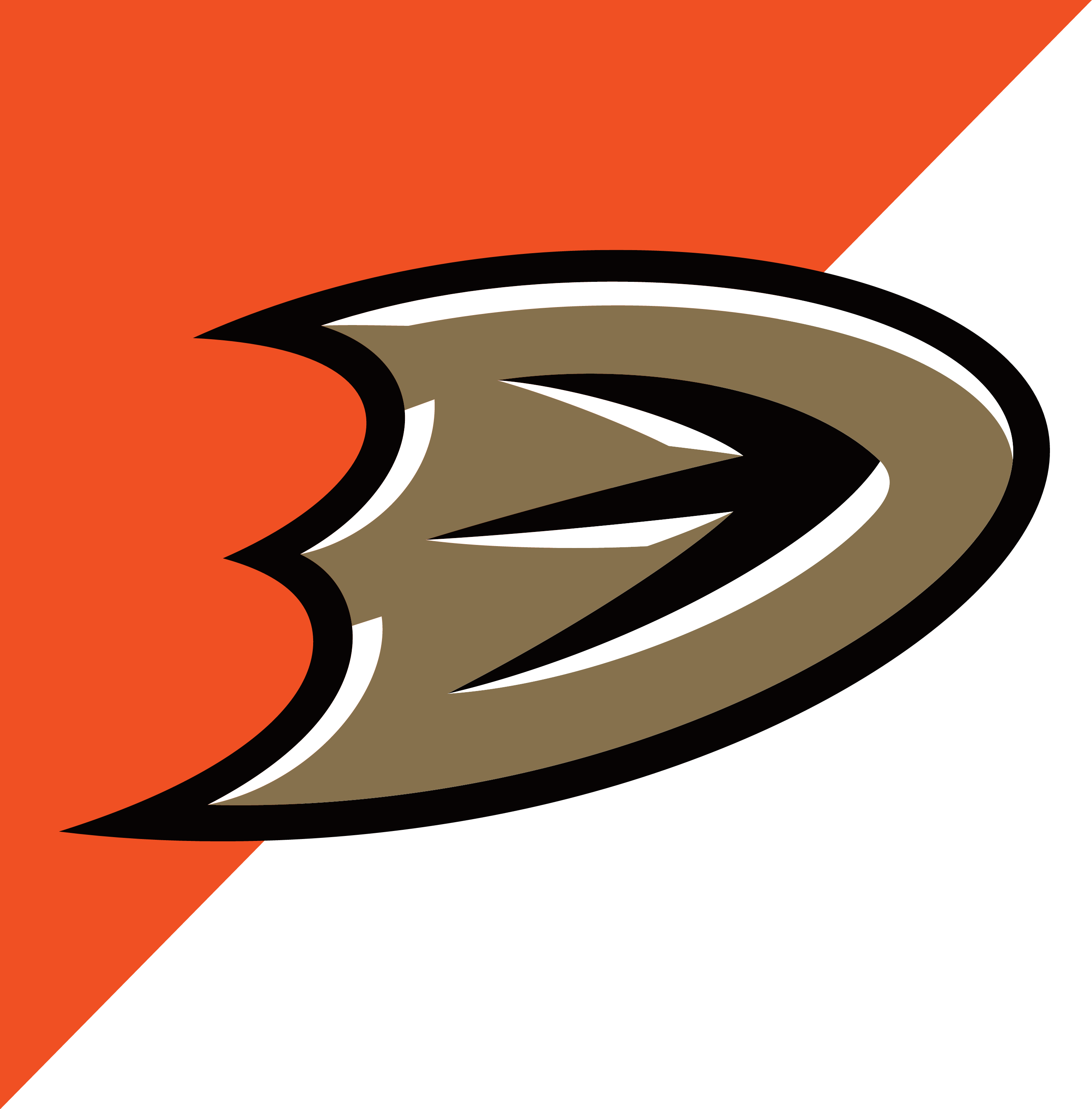Anaheim Ducks D logo, secondary, full color, without R variant