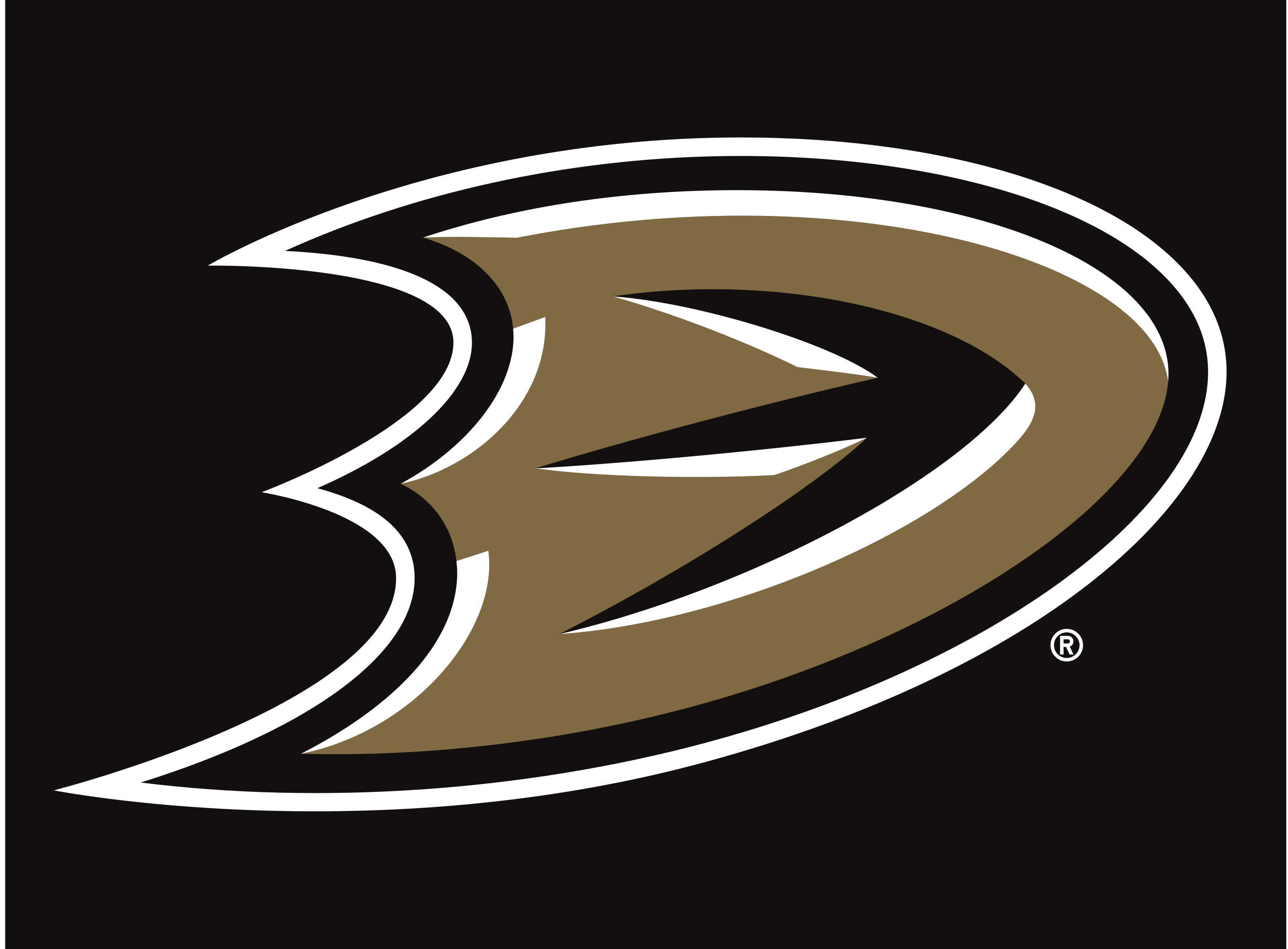 Anaheim Ducks D logo, secondary, full color, with R variant
