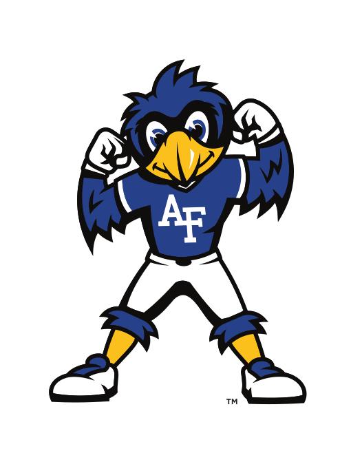 youth falcon mascot, blue variant, cell 9