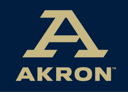 Primary Athletics Lockup, gold A over gold wordmark on blue variant, cell 15