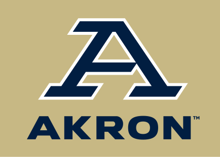 Primary Athletics Lockup, blue A over blue wordmark on gold variant, cell 19