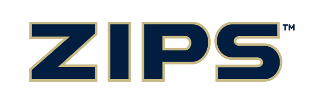 ZIPS wordmark, navy with gold outline variant, cell 30