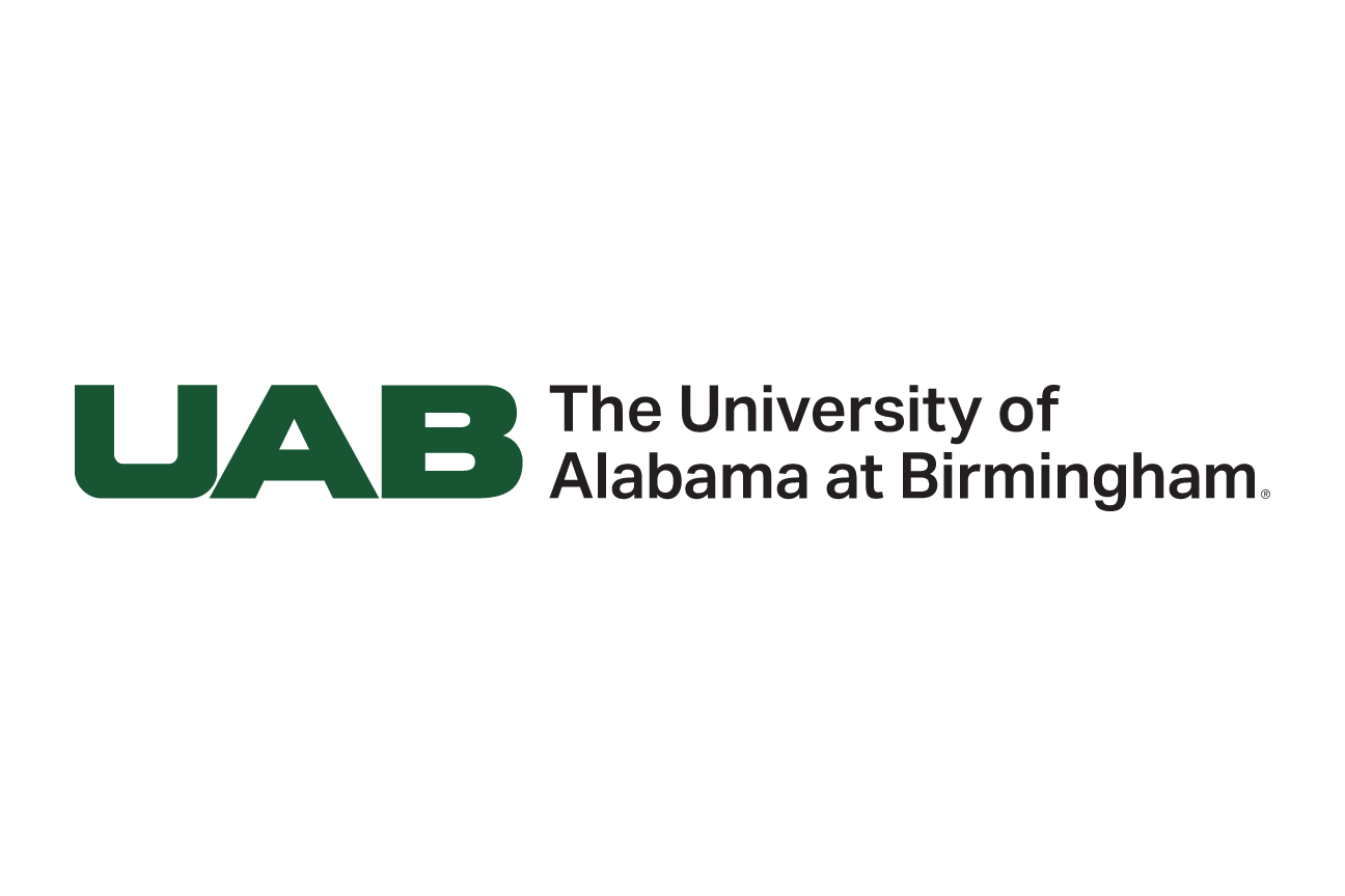 UAB core logo standard, green/black variant, cell 5