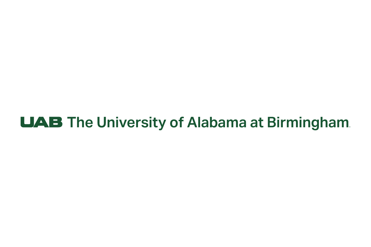 UAB core logo horizontal, green variant, cell 12