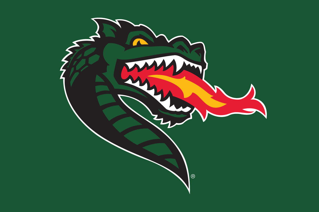 dragon head mascot, full color on green variant, cell 53