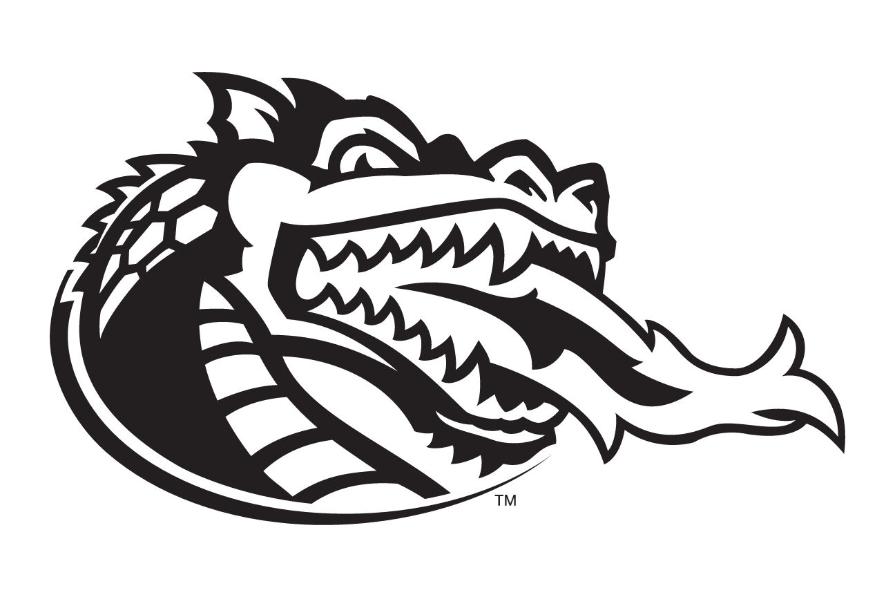 Dragon head, black outline on white variant, cell 83
