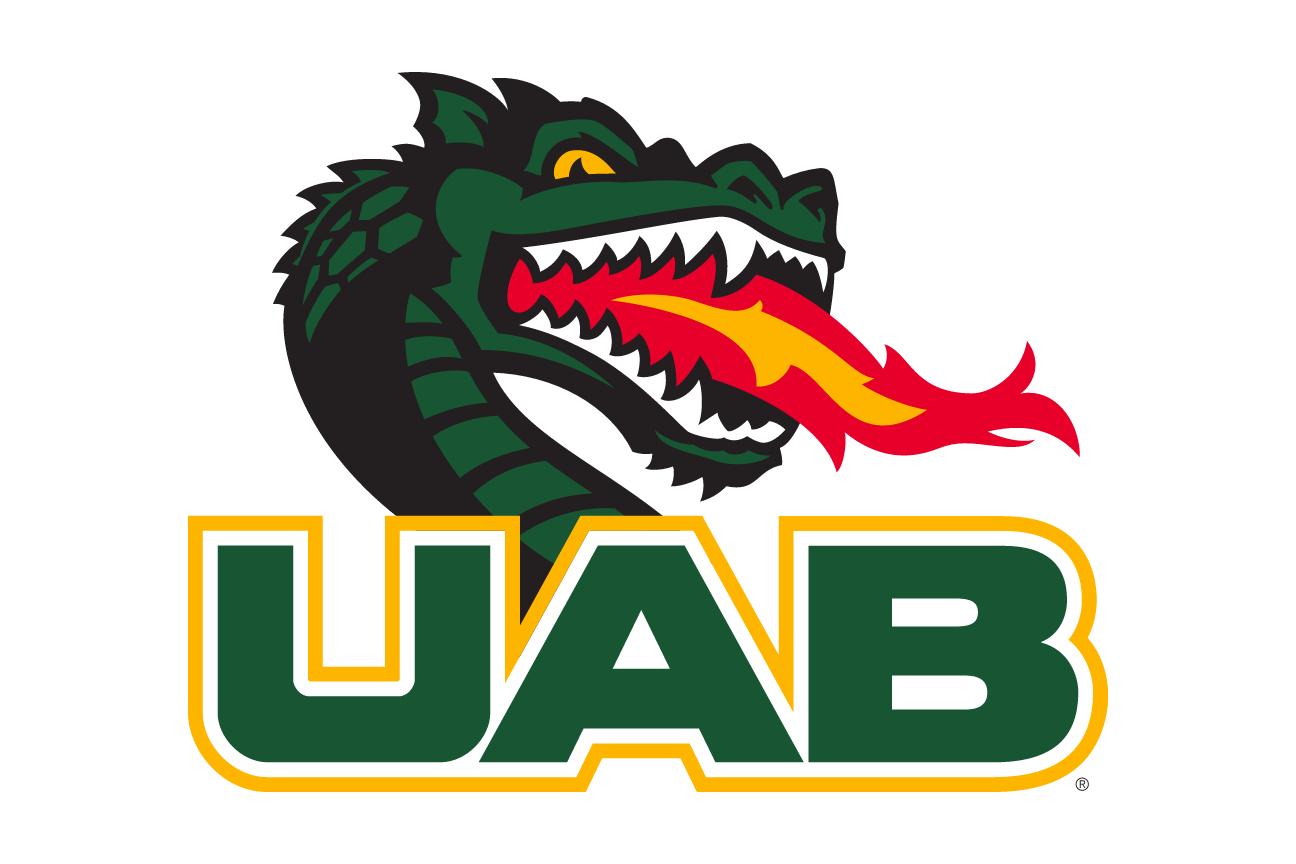 Dragon head with UAB, full color on white variant, cell 86