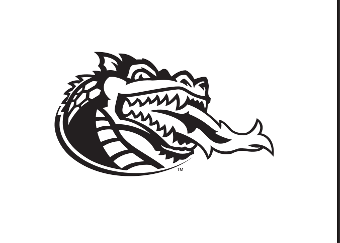 Dragon head, black outline on white variant, cell 83
