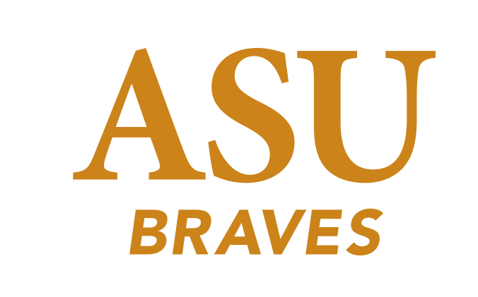 ASU Braves wordmark, gold variant, cell 12