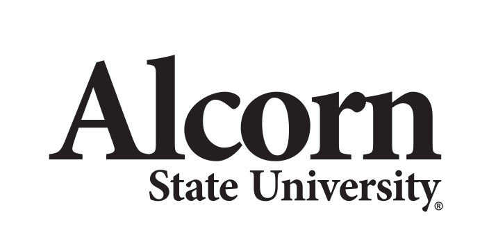Alcorn State University wordmark, black variant, cell 17