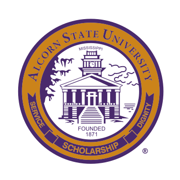 Alcorn State University seal, purple and gold variant, cell 19