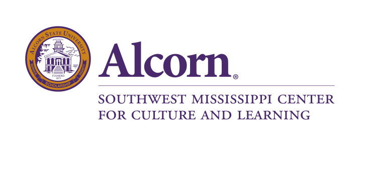 Alcorn Southwest Mississippi Center for Culture and Learning wordmark with seal, standard variant, cell 52