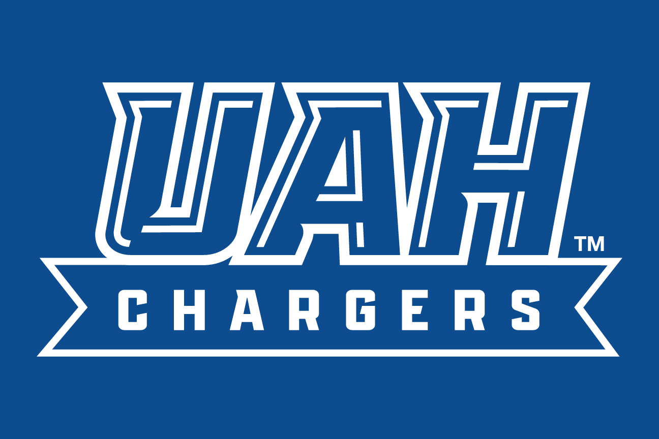 UAH CHARGERS, white on blue variant, cell 21