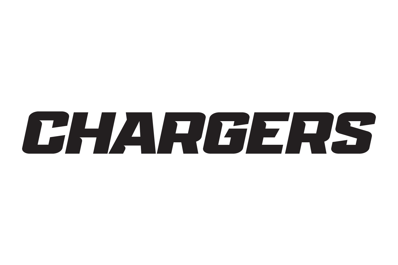 CHARGERS block, black solid variant, cell 45