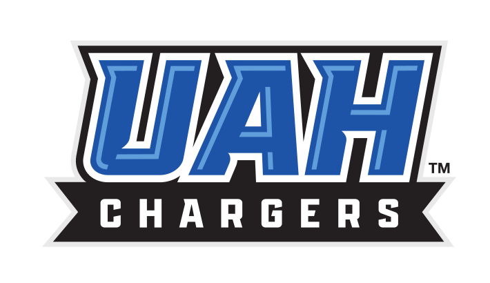 UAH CHARGERS, blue/white with white and black outline variant, cell 20