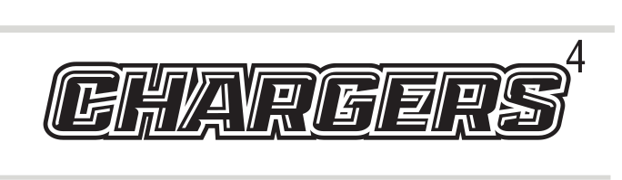 CHARGERS block, black outline variant, cell 42