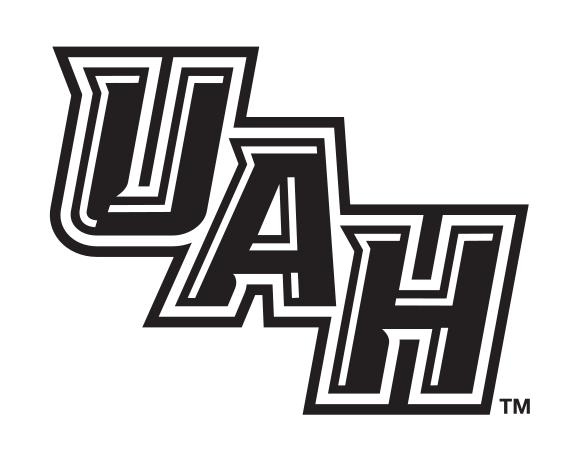 UAH wordmark, black and white variant, cell 68