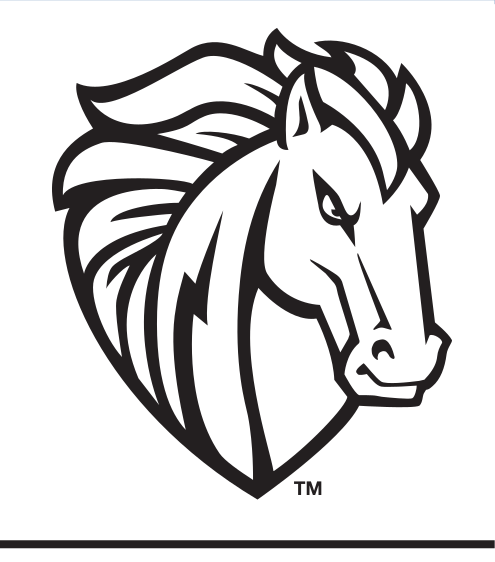 horse head mascot, black and white variant, cell 69