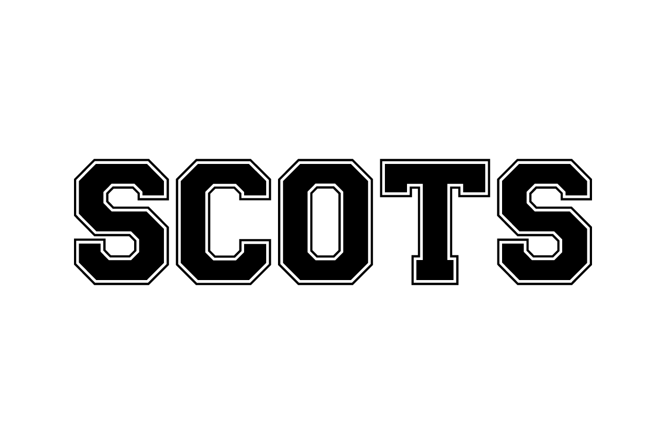 SCOTS wordmark, black variant, cell 11
