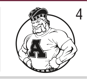 Mascot head, black and white variant, cell 42