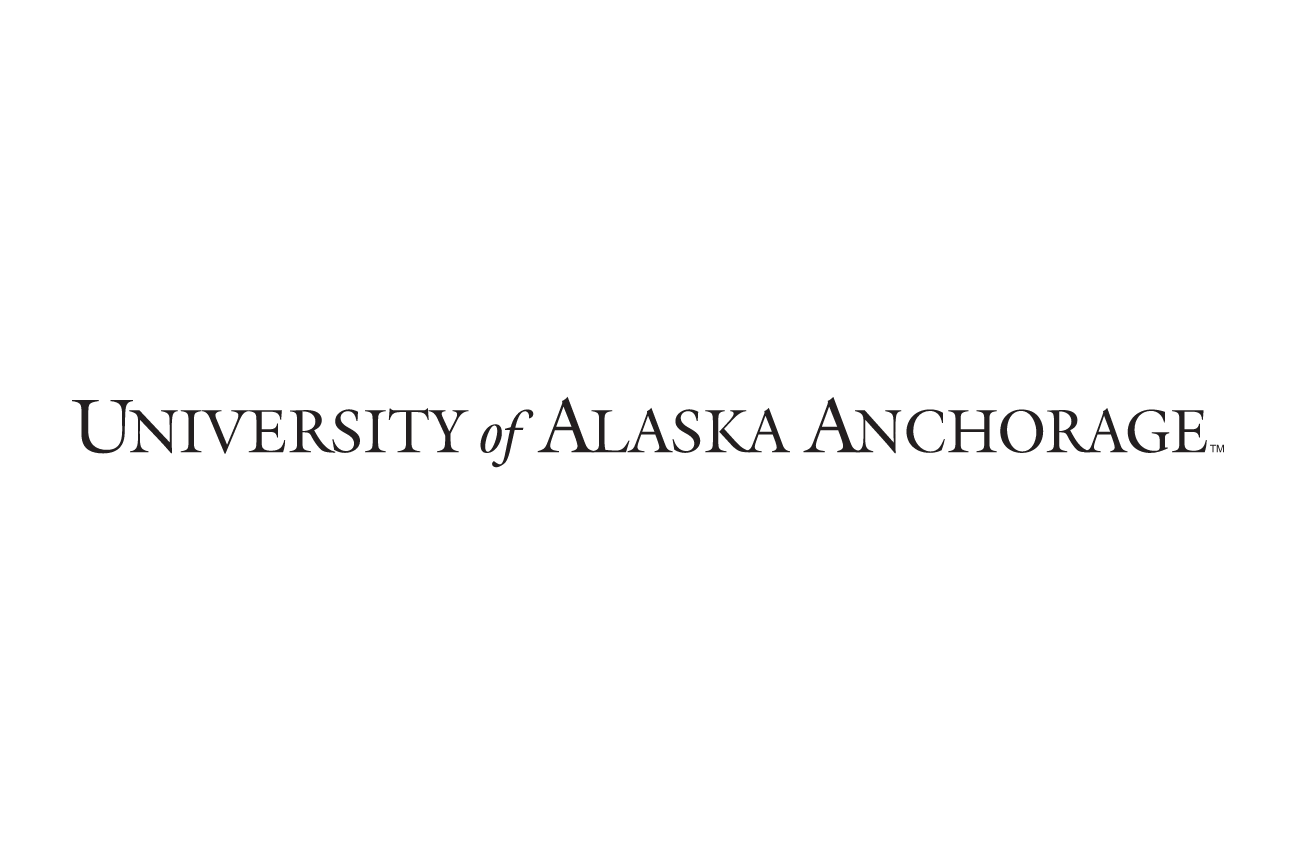 University of Alaska Anchorage wordmark, black variant, cell 47