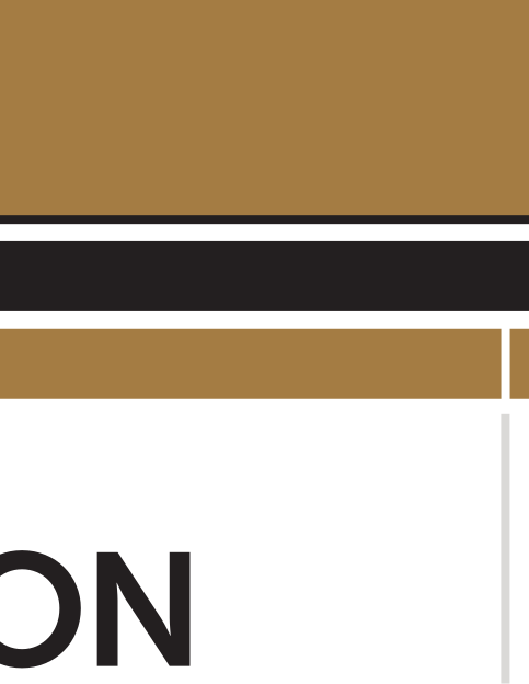Anderson University logo, horizontal lockup, black variant