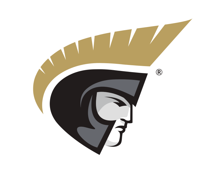 Trojan head icon, full color, CMYK variant