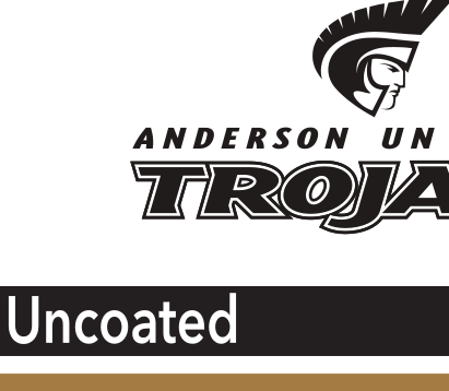 athletic logo, stacked, black variant