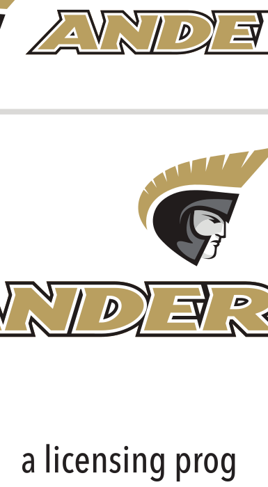 Anderson University Trojans wordmark, Black variant