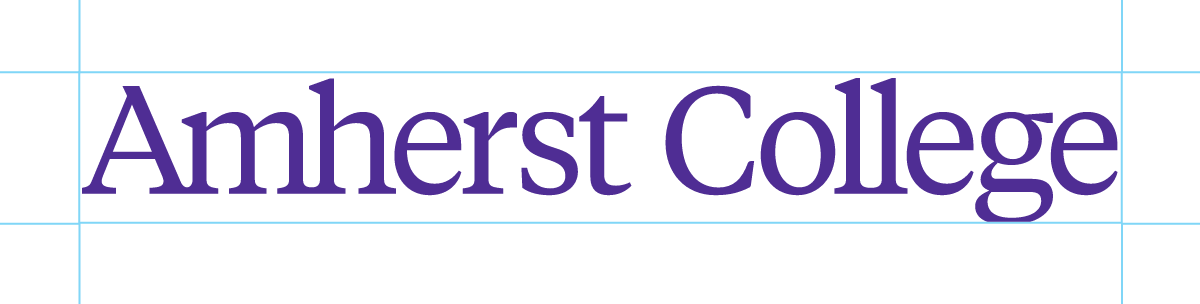 Amherst College, one-line wordmark variant