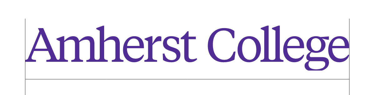 Amherst College, one-line wordmark variant