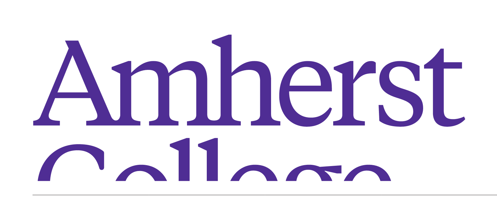 Amherst College, two-line wordmark variant