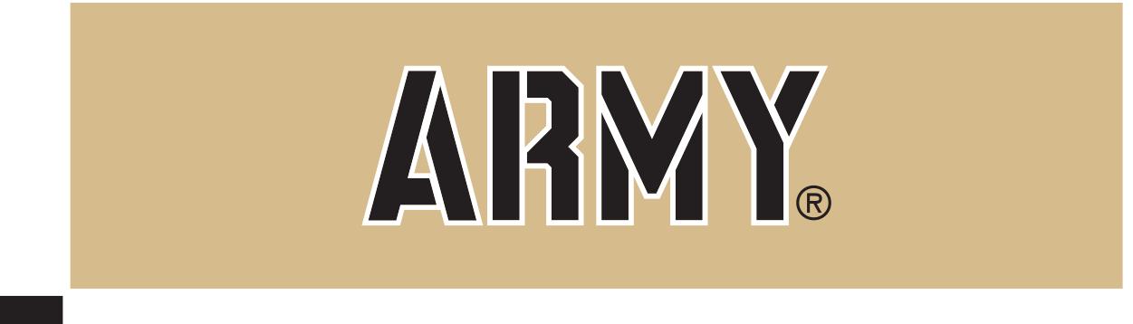 army wordmark, full color on gold variant, cell 22