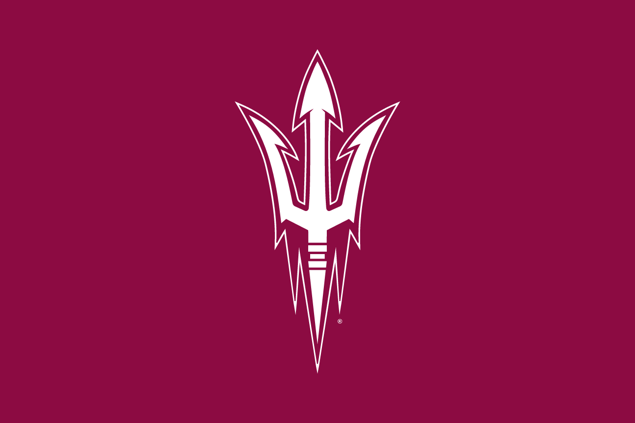 Pitchfork, white single color on maroon variant, cell 4