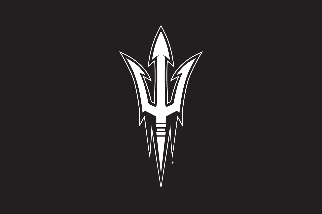 Pitchfork, white single color on black variant, cell 4