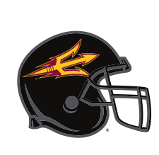 Football helmet, black variant, cell 8