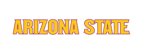 Arizona State Athletics Wordmark, maroon and gold variant, cell 12