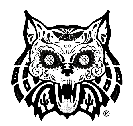 Wildcat Sugar Skull Mark, black and white variant, cell 25
