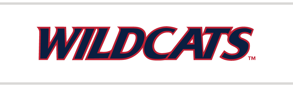 Wildcats wordmark, full color variant, cell 54