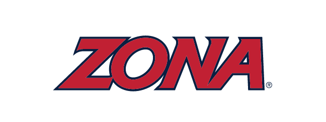 Zona wordmark, full color variant, cell 58