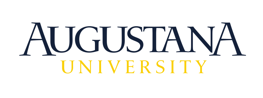 Augustana University, black and yellow wordmark variant, cell 42