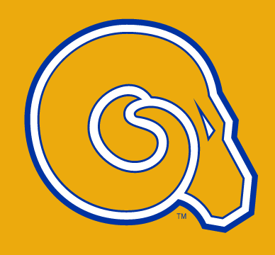 Golden Rams head, full color on gold variant, cell 3