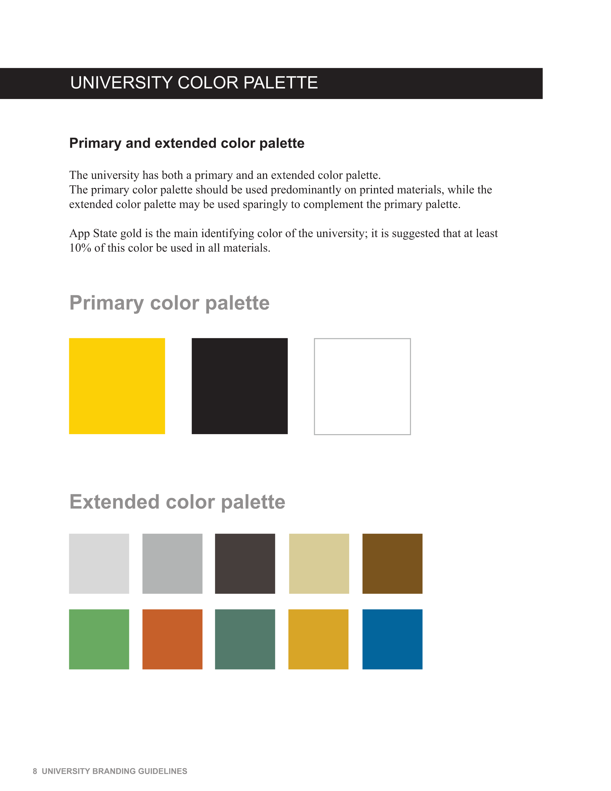 Full Page Guideline Sheet, Standard variant