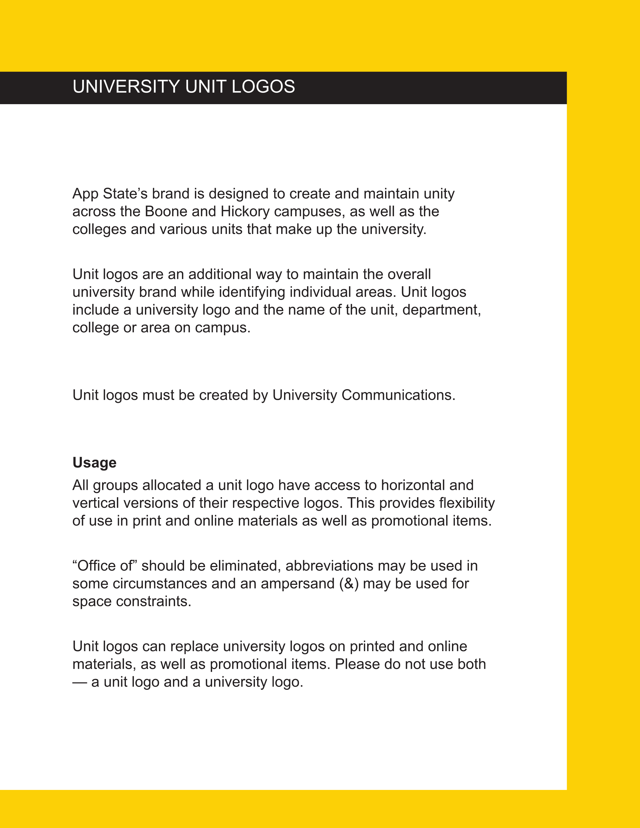 Full Page Guideline Sheet, Standard variant