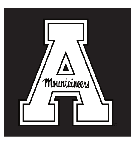 Block A, solid white, reverse variant