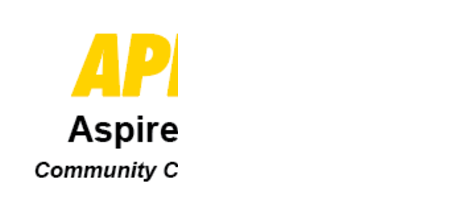 App State Unit Logo, Aspire Appalachian Community College Pathway Program, vertical, black/gold variant
