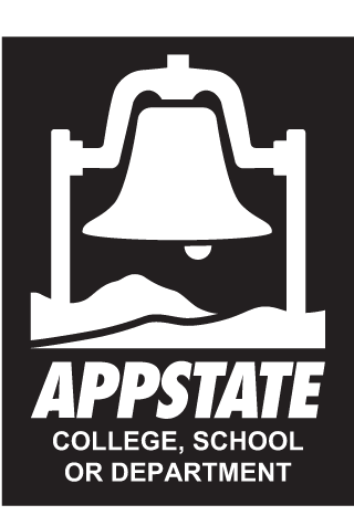 University Bell Unit Logo, white on black variant