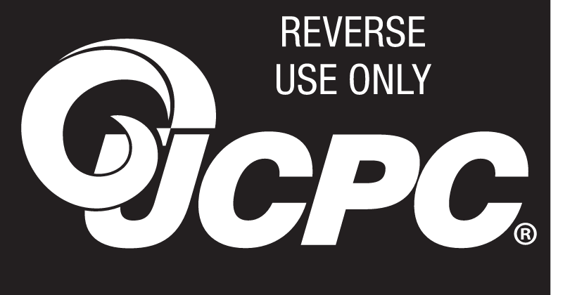 UCPC logo, solid white on black variant, cell 42